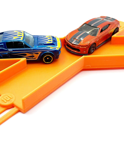 Jeff Did It! - Hot Wheels - 4 Way X Crossing Crisscross Crash - 3D Printed - Designed and Made in the USA