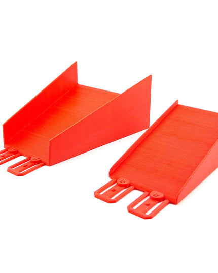 Jeff Did It! - Hot Wheels Monster Truck - 2 Lane Medium MT Jump w/ Landing Ramp - 3D Printed - Designed and Made in the USA