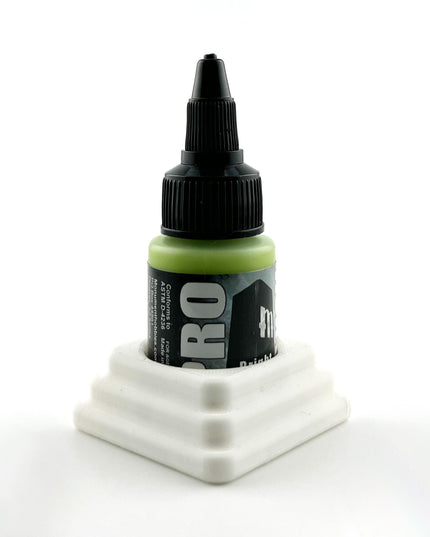 Monument Hobbies 22ml 30mm Paint Bottle Holder / Stand - Holds 1 Monument Hobbies 22ml 30mm  Bottle w/ Anti-Slip Rubber Feet - 3D Printed