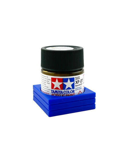 Tamiya 23ml Paint Bottle Holder - Holds 1 Tamiya 23ml Bottle with Anti-Slip Rubber Feet - 3d Printed
