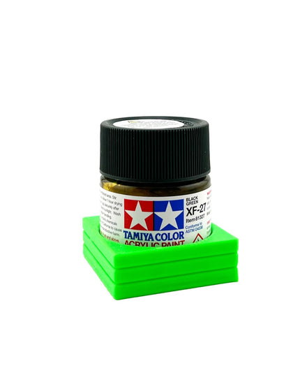 Tamiya 23ml Paint Bottle Holder - Holds 1 Tamiya 23ml Bottle with Anti-Slip Rubber Feet - 3d Printed