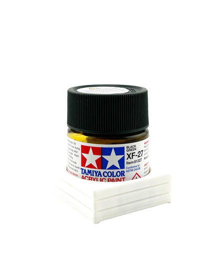 Tamiya 23ml Paint Bottle Holder - Holds 1 Tamiya 23ml Bottle with Anti-Slip Rubber Feet - 3d Printed