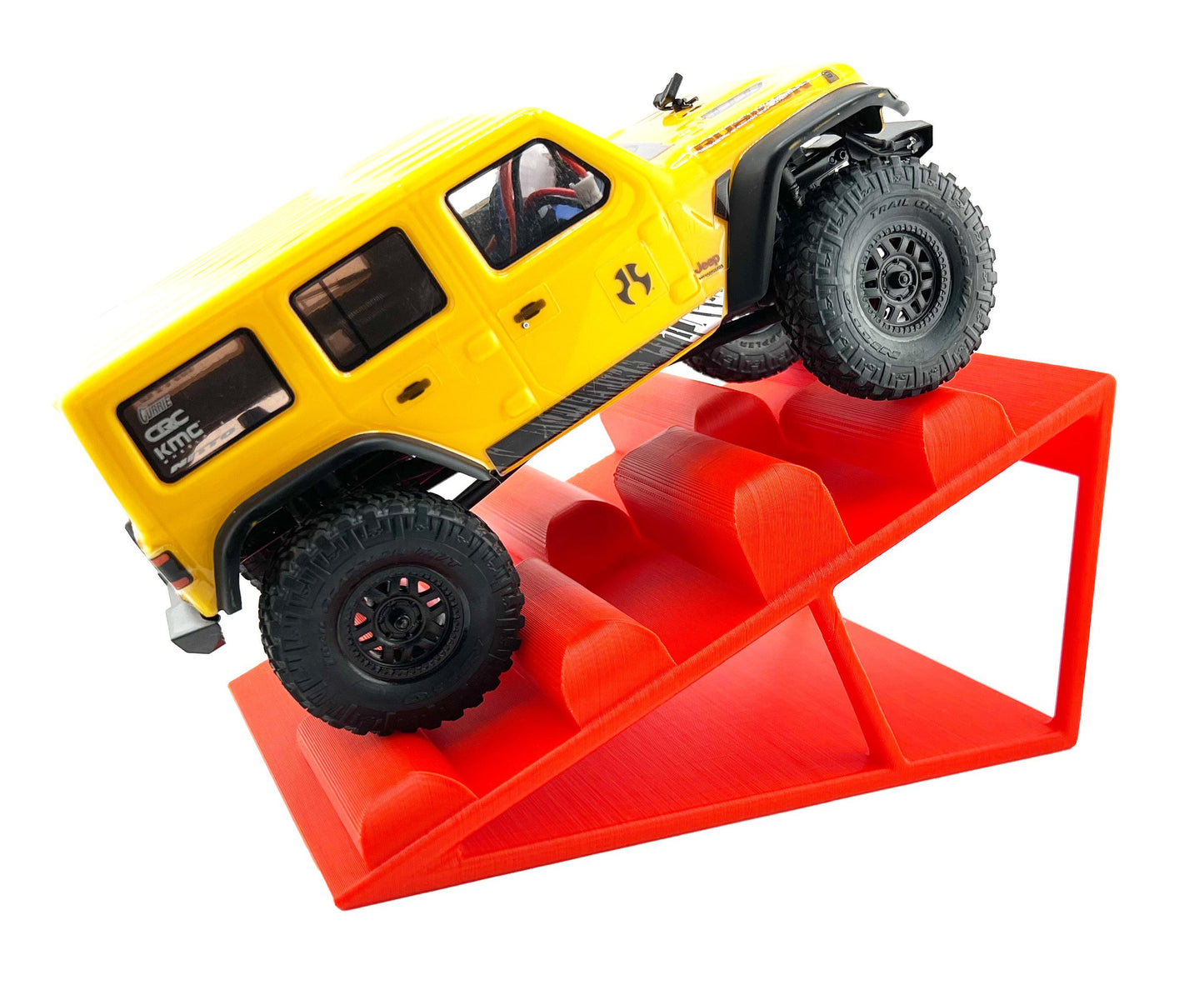 1/24th Ramp Curbed Terrain  - Monster Truck - Crawler Scale - Works as Display Stand - Includes Anti Slip Rubber Feet - Expandable