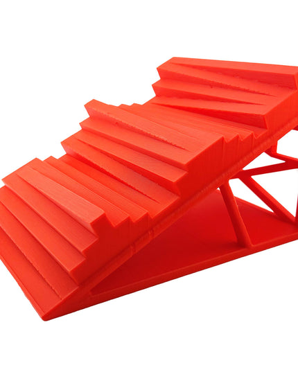 1/24th Ramp Swoosh Steps Terrain  - Monster Truck - Crawler Scale - Works as Display Stand - Includes Anti Slip Rubber Feet - Expandable