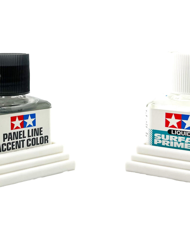 2 Anti-Tip 3D Printed Tamiya Glue Bottle Holder Square Style 1 Each w/Rubber Feet Holds 1 Tamiya 42ml Square Bottle Each Tamiya 87038 87182