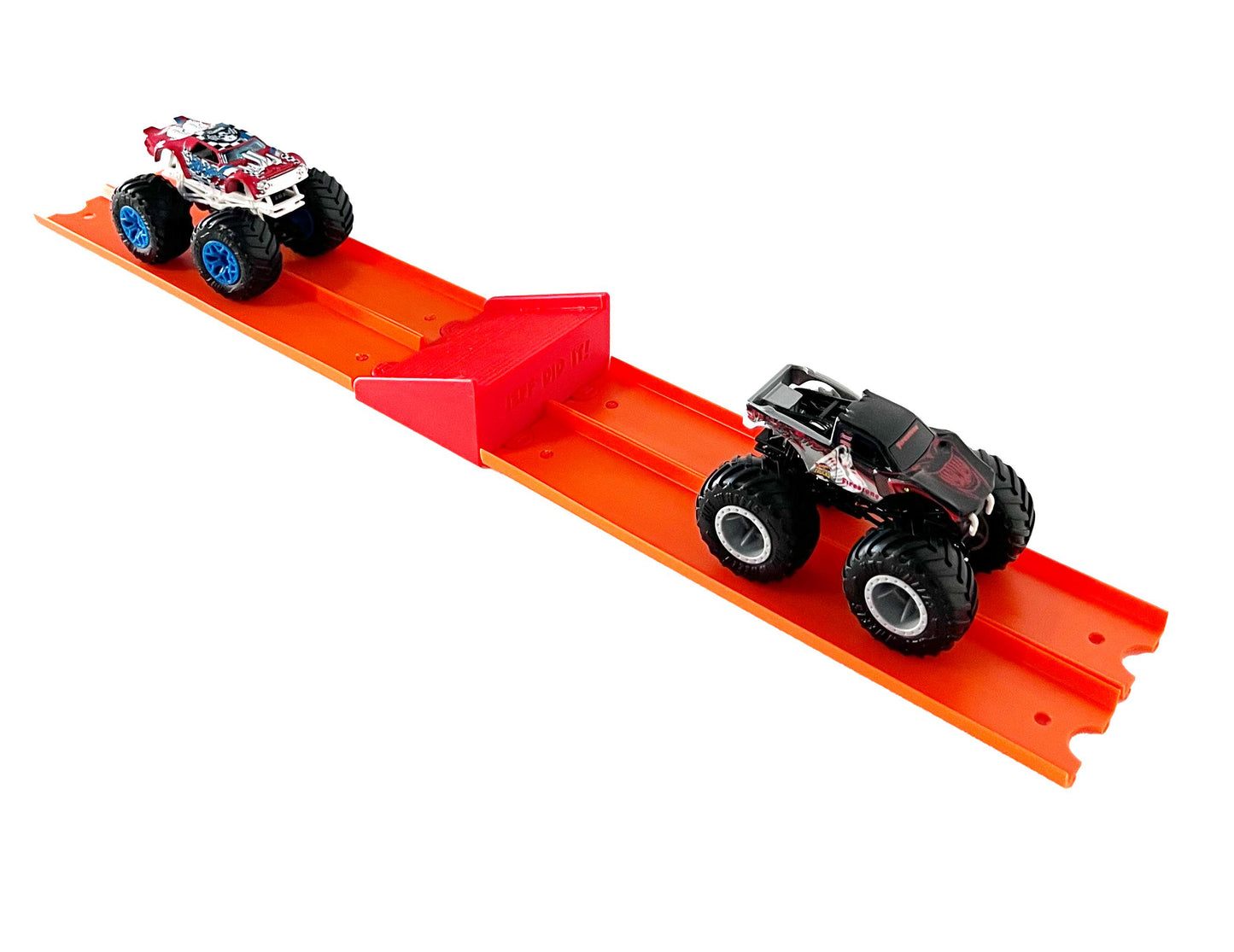 Jeff Did It! - Hot Wheels Monster Truck - 2 Lane Small Jump In Line - 3D Printed - Designed and Made in the USA