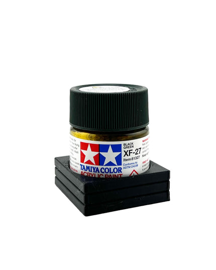 Tamiya 23ml Paint Bottle Holder - Holds 1 Tamiya 23ml Bottle with Anti-Slip Rubber Feet - 3d Printed