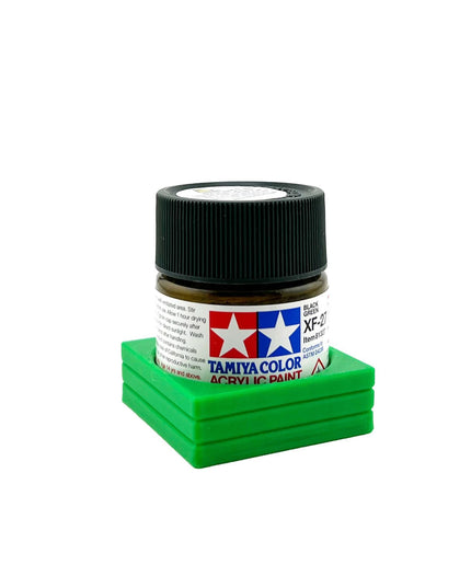 Tamiya 23ml Paint Bottle Holder - Holds 1 Tamiya 23ml Bottle with Anti-Slip Rubber Feet - 3d Printed
