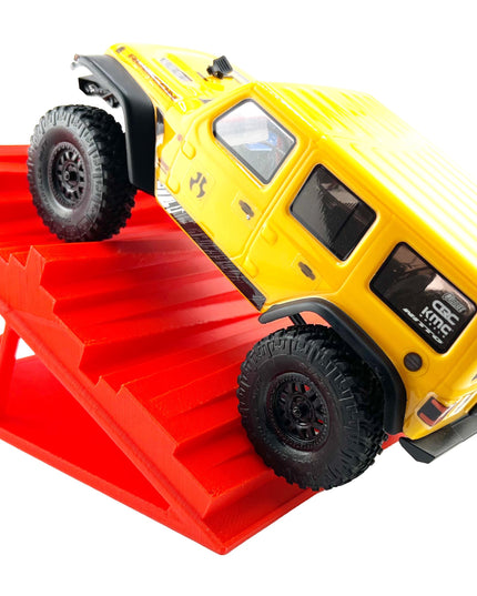 1/24th Ramp Swoosh Steps Terrain  - Monster Truck - Crawler Scale - Works as Display Stand - Includes Anti Slip Rubber Feet - Expandable