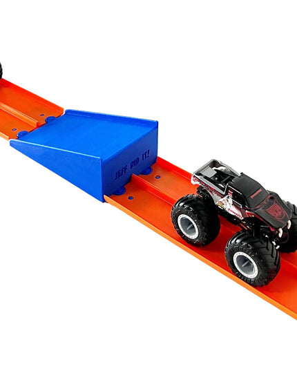 Jeff Did It! - Hot Wheels Monster Truck - 2 Lane Medium MT Jump In Line- 3D Printed - Designed and Made in the USA