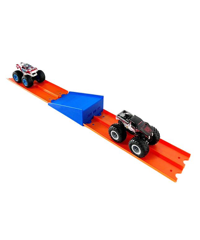 Jeff Did It! - Hot Wheels Monster Truck - 2 Lane Medium MT Jump In Line- 3D Printed - Designed and Made in the USA