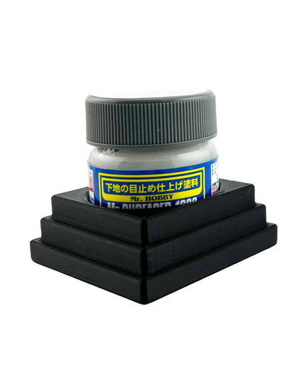 Jeff Did It - Mr Hobby Anti-Tip 3D Printed Mr Surface Mr Color 40ml Single Bottle Holder with Anti-Slip Rubber Feet - FREE SHIPPING