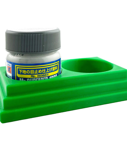 Jeff Did It - Mr Hobby Anti-Tip 3D Printed Mr Surface Mr Color 40ml Dual Bottle Holder with Anti-Slip Rubber Feet - FREE SHIPPING