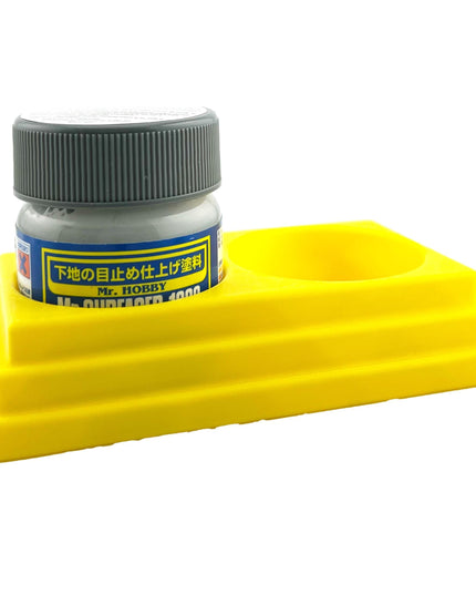 Jeff Did It - Mr Hobby Anti-Tip 3D Printed Mr Surface Mr Color 40ml Dual Bottle Holder with Anti-Slip Rubber Feet - FREE SHIPPING