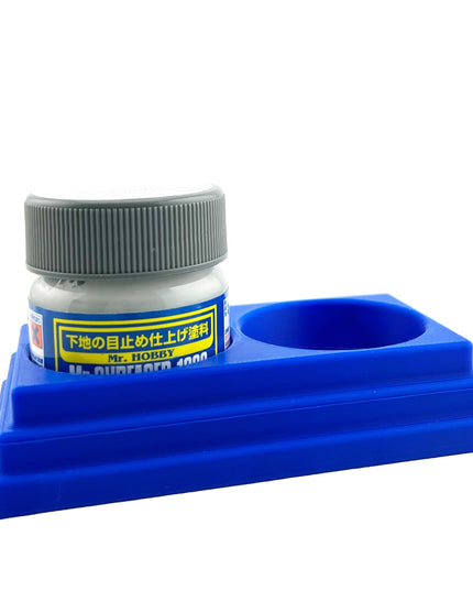 Jeff Did It - Mr Hobby Anti-Tip 3D Printed Mr Surface Mr Color 40ml Dual Bottle Holder with Anti-Slip Rubber Feet - FREE SHIPPING
