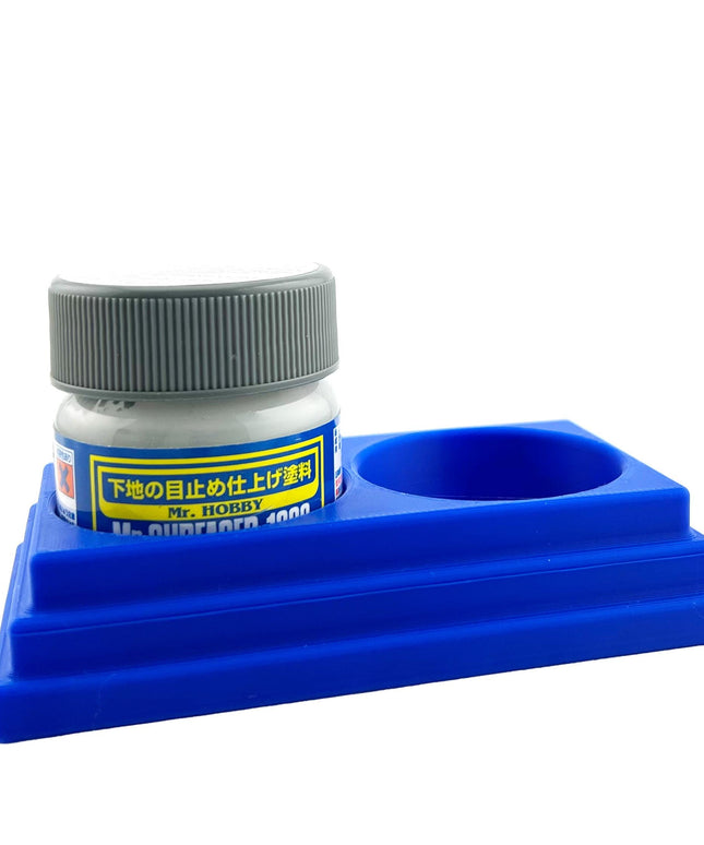 Jeff Did It - Mr Hobby Anti-Tip 3D Printed Mr Surface Mr Color 40ml Dual Bottle Holder with Anti-Slip Rubber Feet - FREE SHIPPING