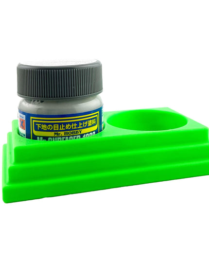 Jeff Did It - Mr Hobby Anti-Tip 3D Printed Mr Surface Mr Color 40ml Dual Bottle Holder with Anti-Slip Rubber Feet - FREE SHIPPING