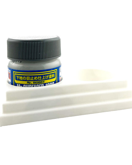 Jeff Did It - Mr Hobby Anti-Tip 3D Printed Mr Surface Mr Color 40ml Dual Bottle Holder with Anti-Slip Rubber Feet - FREE SHIPPING