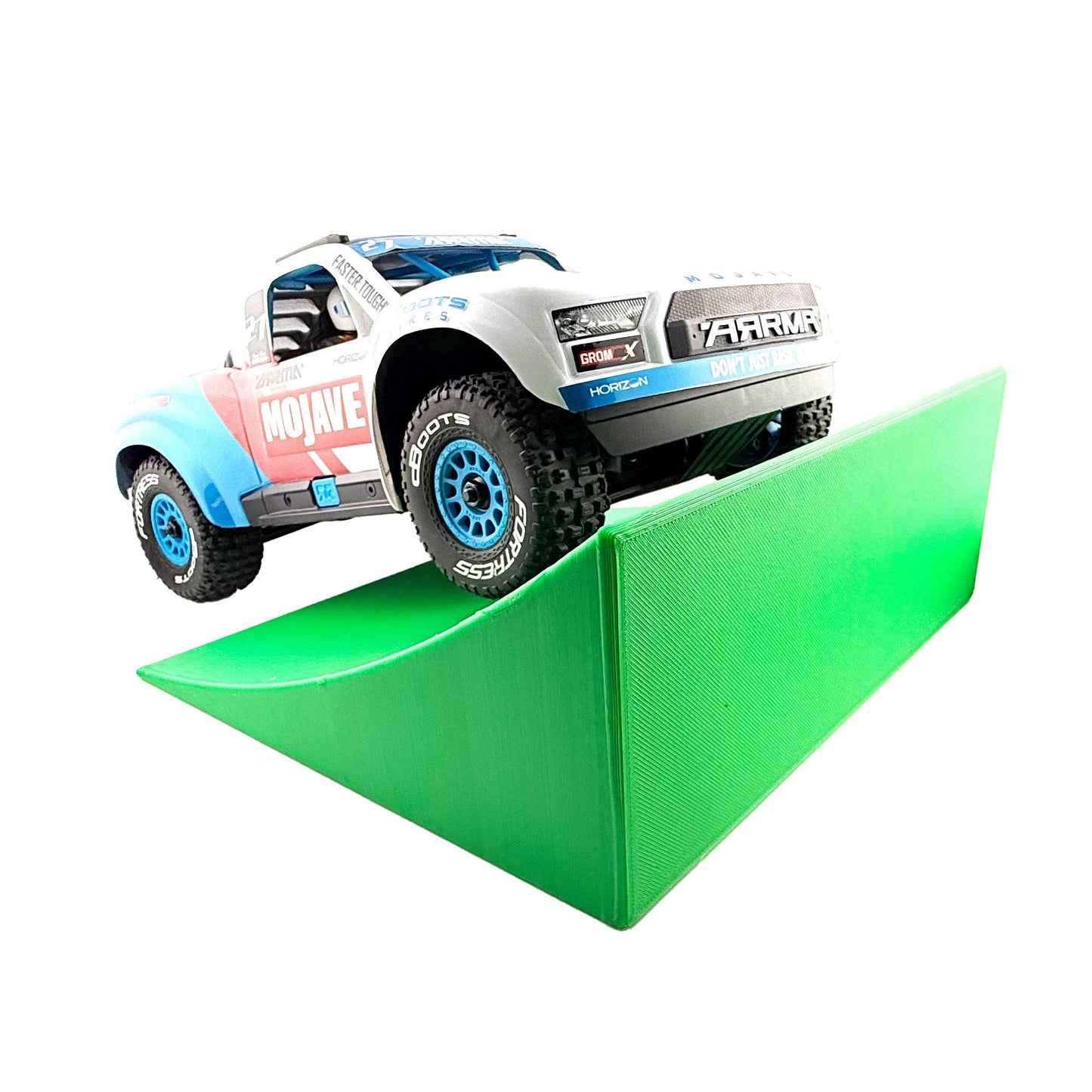 Jeff Did It! - 1/16-1/18th RC Car Truck Kick It! Ramp - 250mm Wide 230mm Deep 98mm High - Includes 8 Anti Slip Rubber Feet - Catch Big Air!