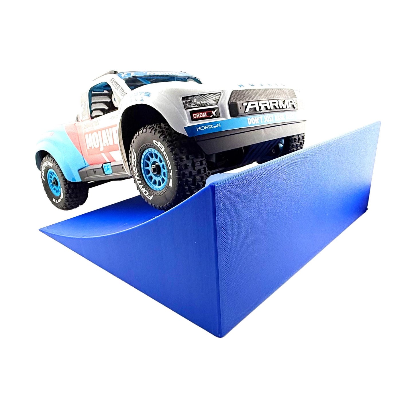 Jeff Did It! - 1/16-1/18th Car Truck Just a Kick Ramp - 250mm Wide 250mm Deep 98mm High - Includes 10 Anti Slip Rubber Feet - Catch Big Air!