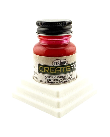 Jeff Did It! - Testors CreateFX 1oz Bottle Holder - Holds 1 CreateFX Bottle - Anti-Slip Rubber Feet - 3D Printed - Made in the USA
