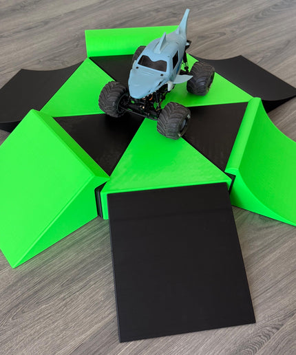 Jeff Did It! - 1/16-1/18th Monster Jelly Pod - All Pieces can be Arranged in Many Layouts - Hours of Fun! - Made in the USA - Catch Big Air!