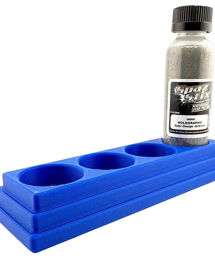 Jeff Did It! - Spaz Stix 2oz Airbrush Bottle Holders - Holds 4 Spaz Stix 2oz Airbrush Bottles  with Anti-Slip Rubber Feet - 3D Printed