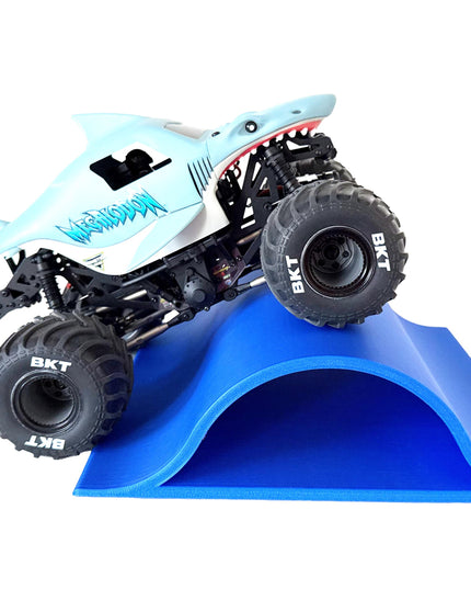 Jeff Did It! - 1/16-1/18th Monster Truck Ramp D - 260MM Wide 260mm Deep 80mm High - Includes 8 Anti Slip Rubber Feet - Catch Big Air!