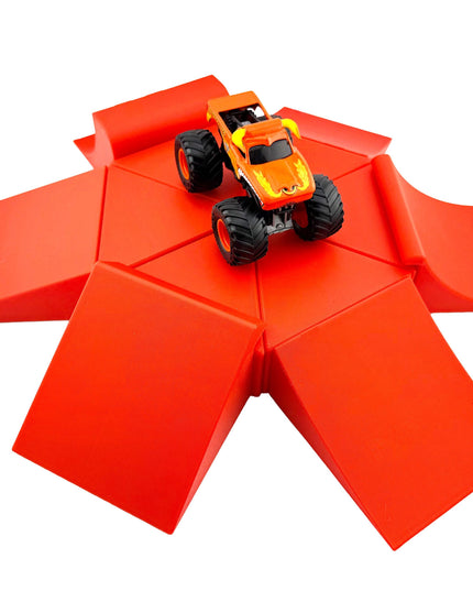 Jeff Did It! - 1:64th Scale Monster Jelly Pod - Compatible w/ Hot Wheels, Match Box, etc - Hours of Fun! - Made in the USA - Catch Big Air!