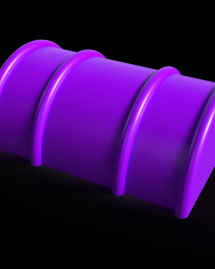 Jeff Did It! - 1/16-1/18th Monster Jelly Half Barrel Jump - 9 Anti-Slip Rubber Help Keep the Fun in Place.  Hours of Fun! - Made in the USA