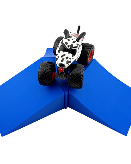 Jeff Did It! - 1:64th Scale Old School Jump Set - Includes 3 Ramps and 1 Pod - Compatible w/ Hot Wheels, Match Box, etc - Made in The USA