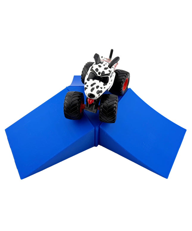 Jeff Did It! - 1:64th Scale Old School Jump Set - Includes 3 Ramps and 1 Pod - Compatible w/ Hot Wheels, Match Box, etc - Made in The USA
