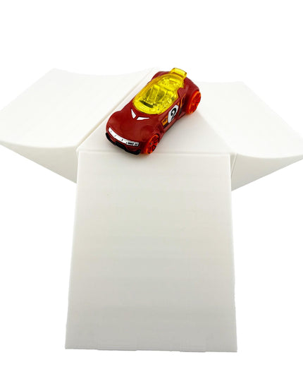 Jeff Did It! - 1:64th Scale Old School Jump Set - Includes 3 Ramps and 1 Pod - Compatible w/ Hot Wheels, Match Box, etc - Made in The USA
