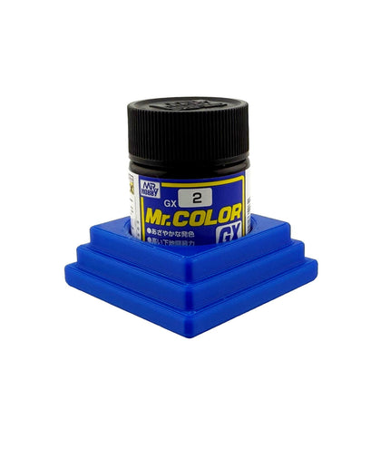 Jeff Did It Mr Hobby Mr Color 10ml & 18ml Paint Bottle Holder - Holds 1 Mr Color 10ml/ 18ml Bottle w/Anti-Slip Rubber Feet - 3D Printed