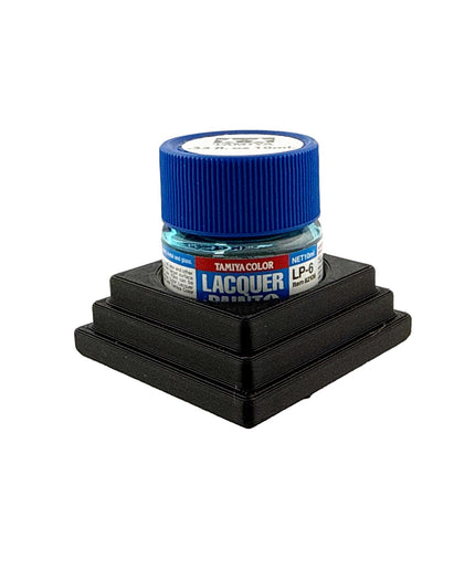 Jeff Did It 10ml Paint Bottle Holder - Holds 1 Bottle Compatible with Tamiya 10ml w Anti-Slip Rubber Feet - 3D Printed - Made in the USA