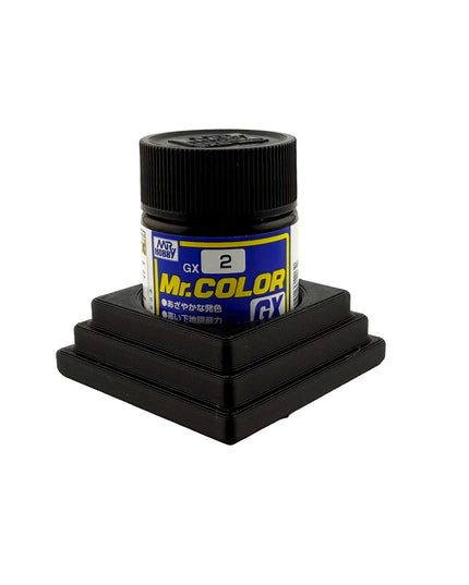 Jeff Did It Mr Hobby Mr Color 10ml & 18ml Paint Bottle Holder - Holds 1 Mr Color 10ml/ 18ml Bottle w/Anti-Slip Rubber Feet - 3D Printed