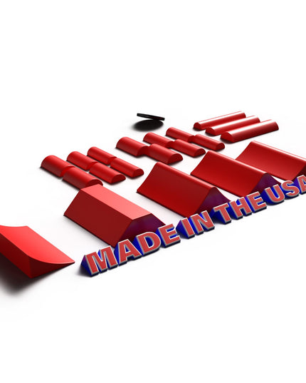 Jeff Did It - Micro RC Buggy / Truck Jumps, Ramps & Whoops Set - Perfect for Team Losi Micro Series, RC28’s and Micro RC’s - Made in the USA