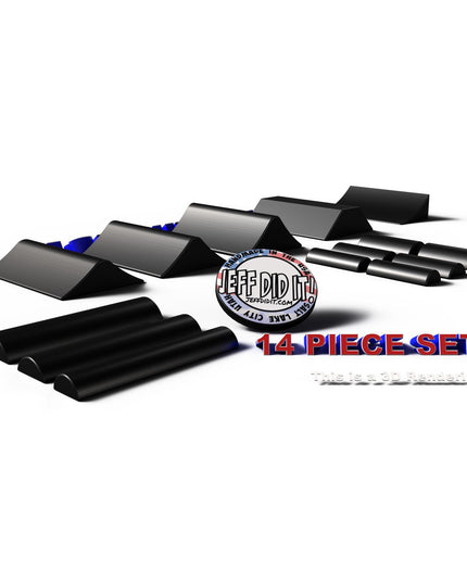Jeff Did It - Micro RC Buggy / Truck Jumps, Ramps & Whoops Set - Perfect for Team Losi Micro Series, RC28’s and Micro RC’s - Made in the USA