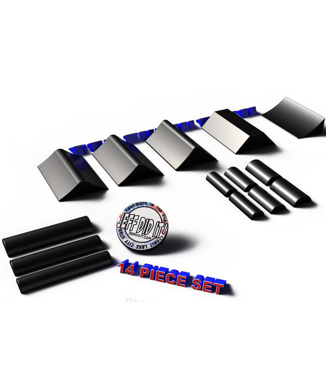 Jeff Did It - Micro RC Buggy / Truck Jumps, Ramps & Whoops Set - Perfect for Team Losi Micro Series, RC28’s and Micro RC’s - Made in the USA