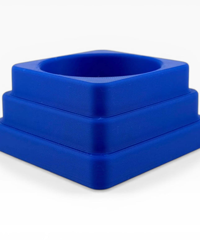 Jeff Did It! 125ml Bottle Holder - Holds 1 Bottle Compatible with Humbrol 125ml Bottles w Anti-Slip Rubber Feet - 3D Printed - Made in USA