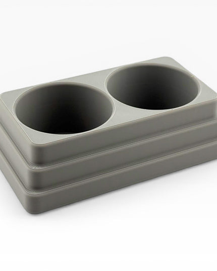 Jeff Did It! 125ml Bottle Holder - Holds 2 Bottles Compatible with Humbrol 125ml Bottles w Anti-Slip Rubber Feet - 3D Printed - Made in USA