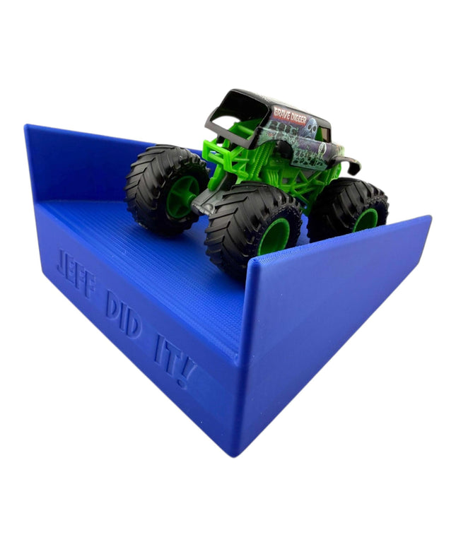 Jeff Did It! - 1/64 Scale 2 Lane 2 Lane Landing Ramp - Free Style - 3D Printed - Designed and Manufactured in America