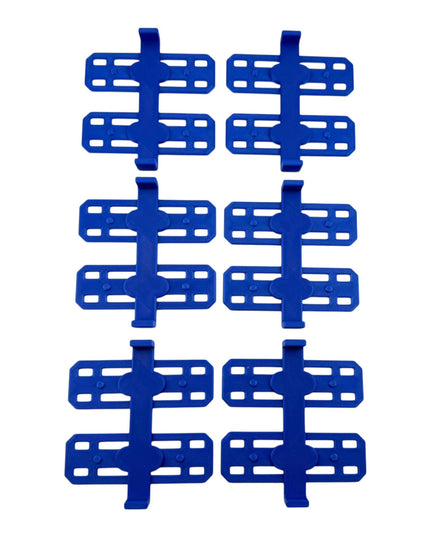 Jeff Did It! - Hot Wheels 2 Lane Track Connectors 6 Pack - Track Upgrade - 3D Printed - Designed and Made in the USA - Free Shipping
