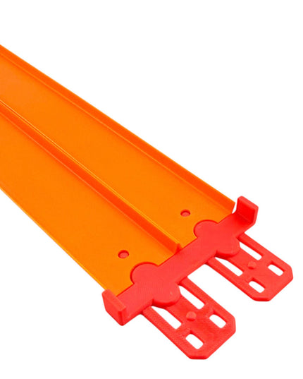 Jeff Did It! - Hot Wheels 2 Lane Track Connectors 6 Pack - Track Upgrade - 3D Printed - Designed and Made in the USA - Free Shipping