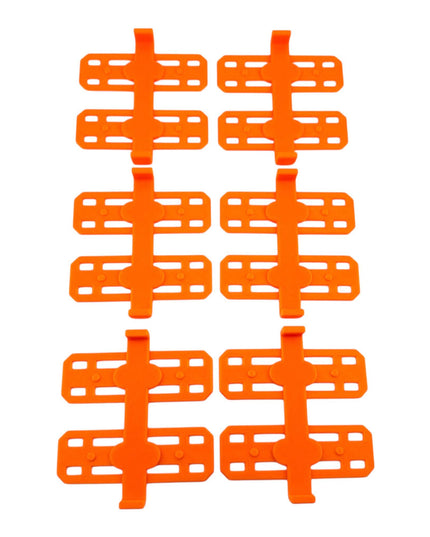 Jeff Did It! - Hot Wheels 2 Lane Track Connectors 6 Pack - Track Upgrade - 3D Printed - Designed and Made in the USA - Free Shipping