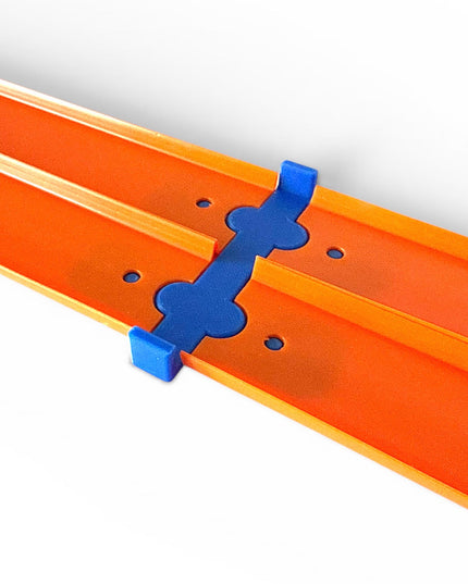 Jeff Did It! - Hot Wheels 2 Lane Track Connectors 6 Pack - Track Upgrade - 3D Printed - Designed and Made in the USA - Free Shipping