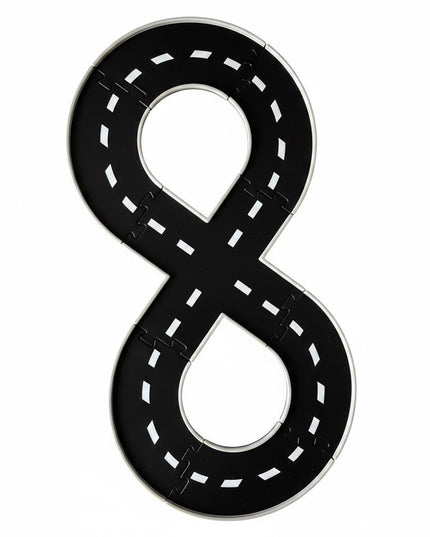 Jeff Did It - nano RC Figure 8 2 Lane Track Set - 3 Color - HPI nano and other nano RC's & Hot Wheels, Match Box and 1/64 Scale Cars Trucks