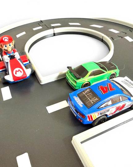 Jeff Did It - nano RC Figure 8 2 Lane Track Set - 3 Color - HPI nano and other nano RC's & Hot Wheels, Match Box and 1/64 Scale Cars Trucks
