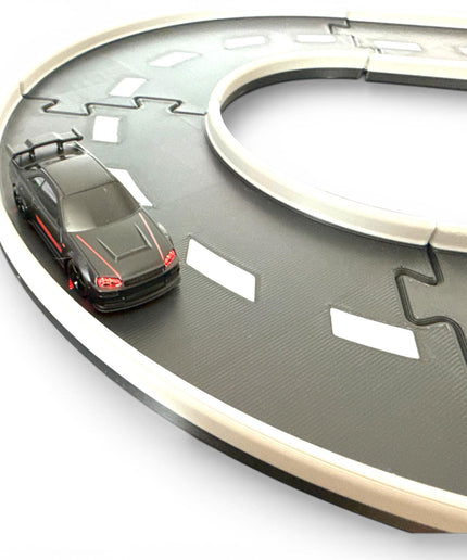 Jeff Did It - nano RC Figure 8 2 Lane Track Set - 3 Color - HPI nano and other nano RC's & Hot Wheels, Match Box and 1/64 Scale Cars Trucks