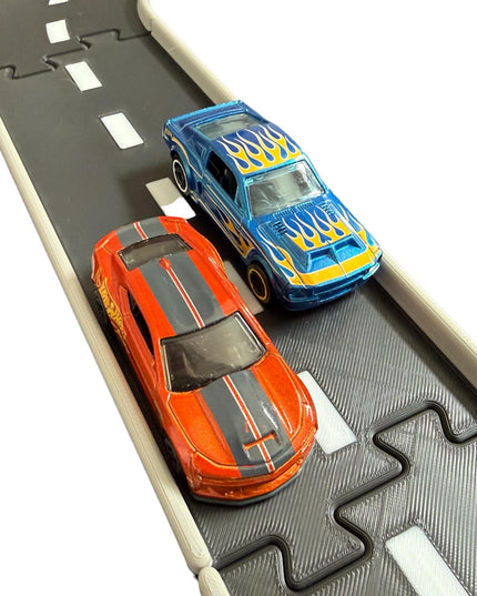 Jeff Did It - nano RC Figure 8 2 Lane Track Set - 3 Color - HPI nano and other nano RC's & Hot Wheels, Match Box and 1/64 Scale Cars Trucks